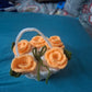 Crochet shagun basket/ gift bag/makeup case