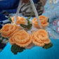 Crochet shagun basket/ gift bag/makeup case