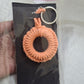 Flower wreath keychain