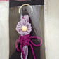 Personalised Macrame Flower Keychain Bag Charms & Backpack Keyring,Boho Knitting Keychain, Birthday/Boho Gift Idea