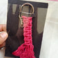 Braided keychain