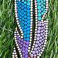 Mandala art bookmarks- leafshape
