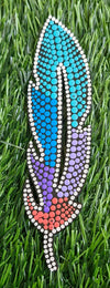Mandala art bookmarks- leafshape