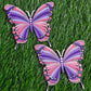 Mandala art butterfly fridge magnets