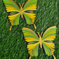 Mandala art butterfly fridge magnets