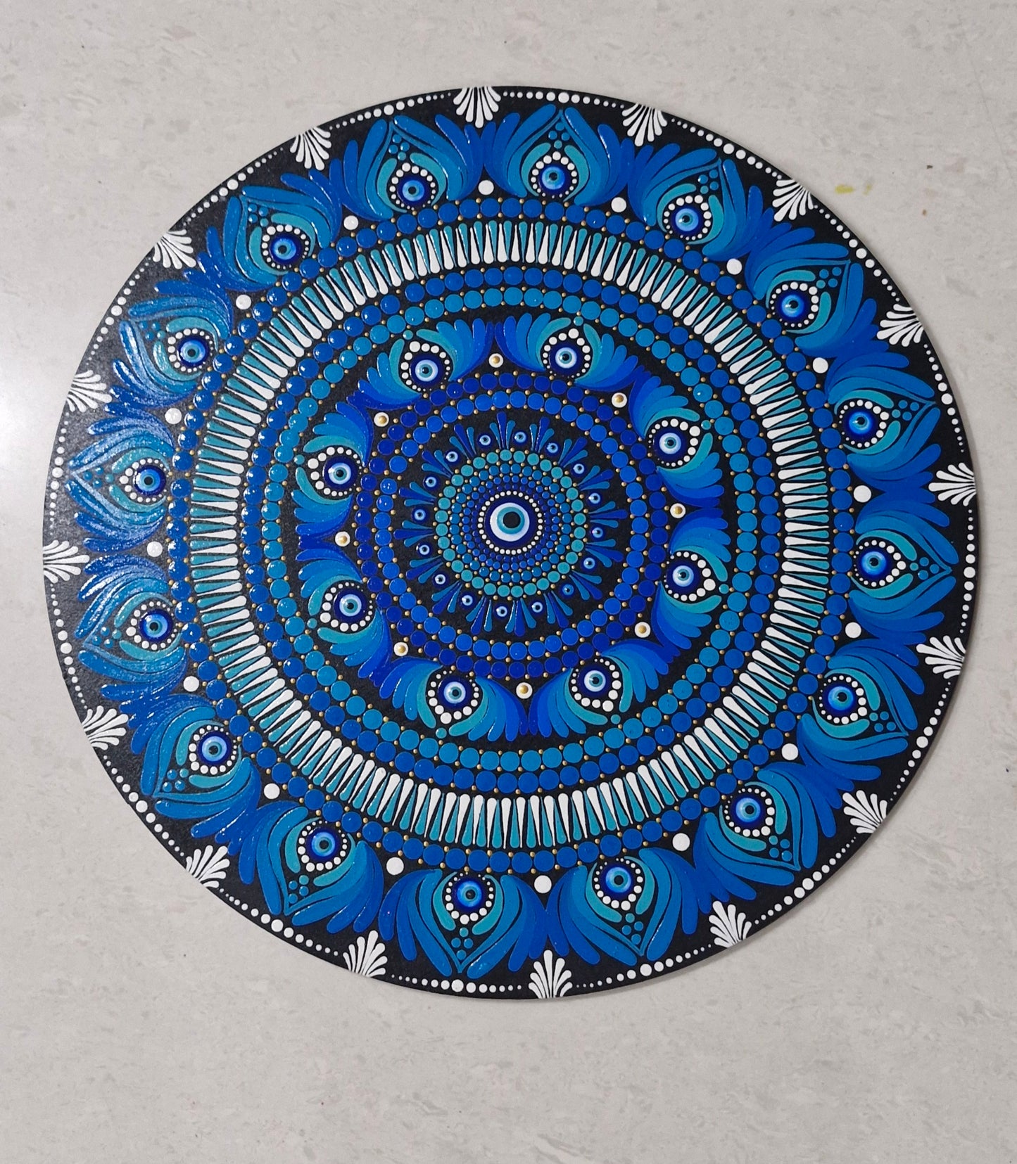 Mandala art- evil eye
