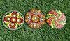 Mandala art tea coaster