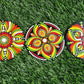 Mandala art tea coaster
