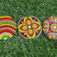 Mandala art tea coaster