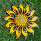 Mandala art Sun-Fridge magnet