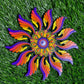 Mandala art Sun-Fridge magnet