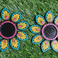 Mandala art tea lights