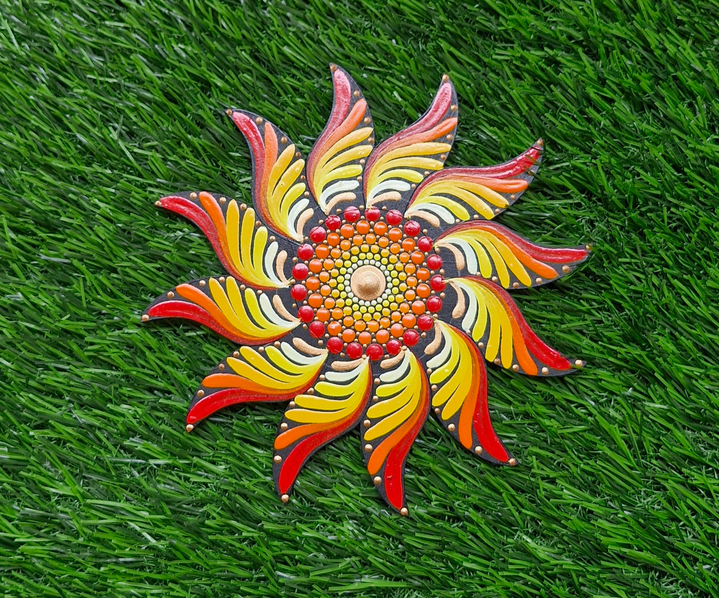Mandala art Sun