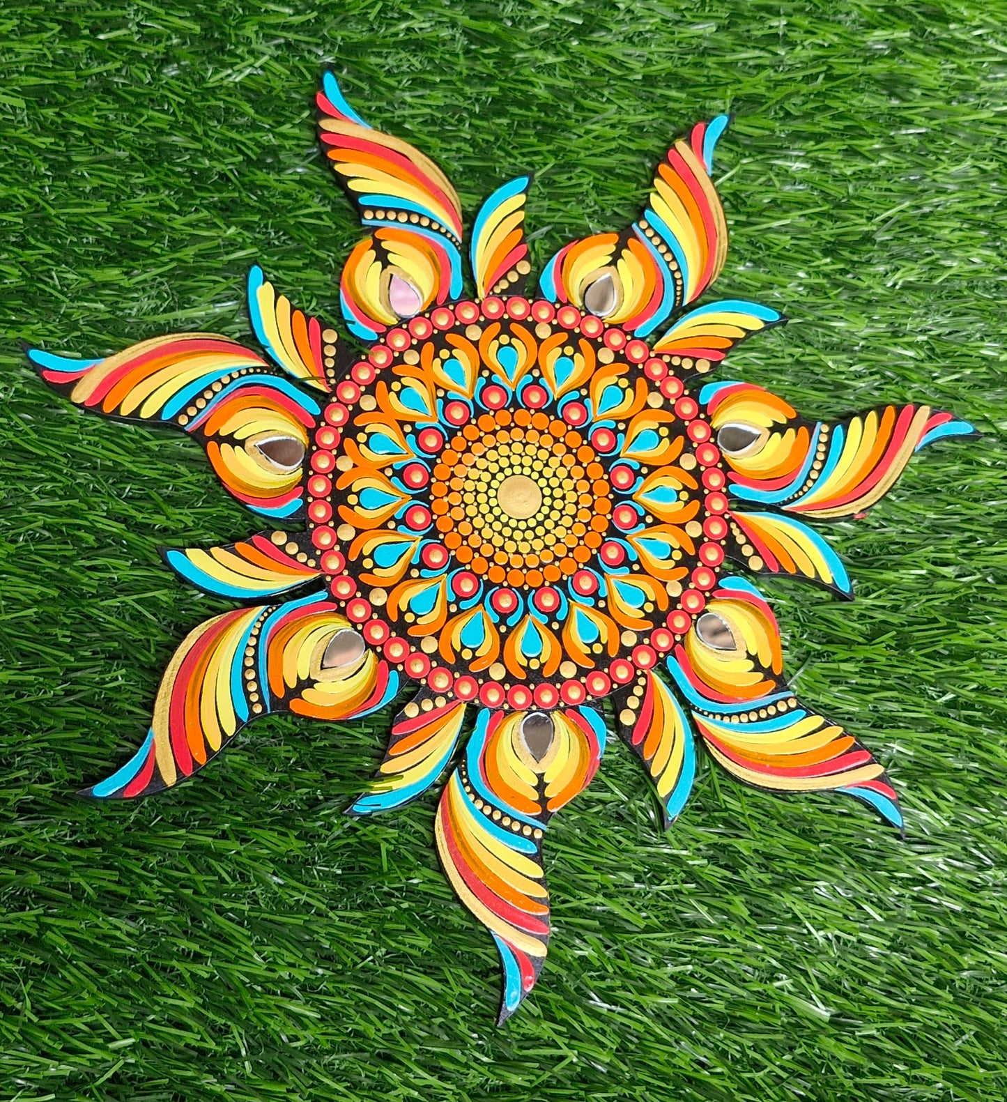 Mandala art Sun
