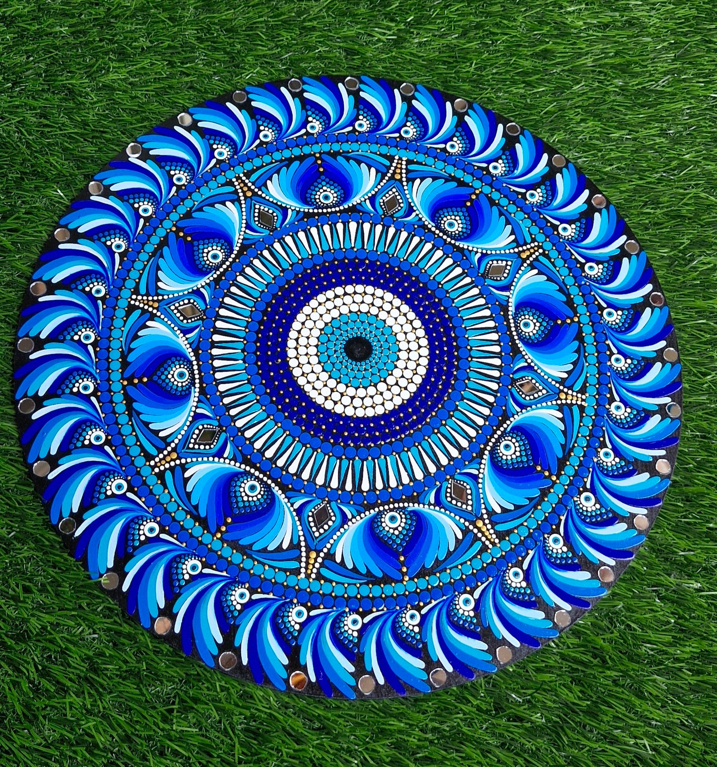 Mandala art- evil eye