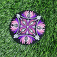 Fridge magnet mandala art