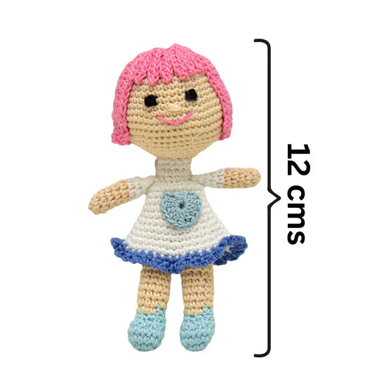 Moffee – Adorable Kind Doll | Handmade Crochet Soft Doll for Playful Hearts | Mini Amigurumi Collectible