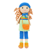 Happy Threads | Nora Crochet Doll | Handmade Artisanal Toy | Whimsical, Eco-Friendly Gift for Kids & Collectors