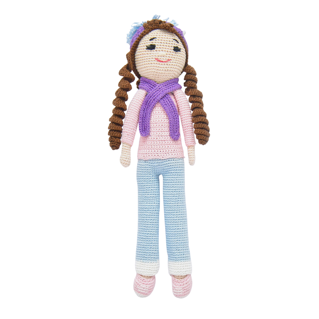 Happy Threads | Sweety – The Crochet Darling | Ethically Made Handmade Doll for Kids & Collectors