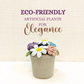 Happy Threads | Handcrafted Crochet Bloom Pot – Colorful Bouquet of Eternal Blossoms