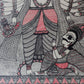 Vishnu Bhagwan Vishwaroopam in Madhubani Painting