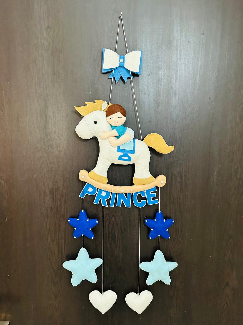Kids hanging -Baby Boy on horse
