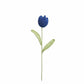 Happy Threads| Charming Tulips, Eco-Friendly Handcrafted Single Stem Crocheted Flowers - Child-Safe, Lead-Free, Sustainable Decor & Gift Solution