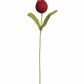 Happy Threads| Charming Tulips, Eco-Friendly Handcrafted Single Stem Crocheted Flowers - Child-Safe, Lead-Free, Sustainable Decor & Gift Solution