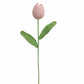 Happy Threads| Charming Tulips, Eco-Friendly Handcrafted Single Stem Crocheted Flowers - Child-Safe, Lead-Free, Sustainable Decor & Gift Solution