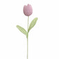 Happy Threads| Charming Tulips, Eco-Friendly Handcrafted Single Stem Crocheted Flowers - Child-Safe, Lead-Free, Sustainable Decor & Gift Solution