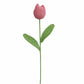 Happy Threads| Charming Tulips, Eco-Friendly Handcrafted Single Stem Crocheted Flowers - Child-Safe, Lead-Free, Sustainable Decor & Gift Solution