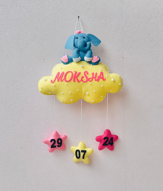 Kids hanging -Animals on Cloud with DOB