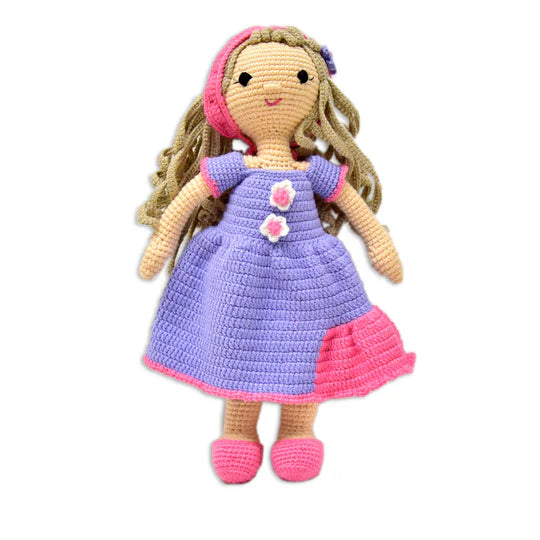 Happy Threads | Katherine the Doll – Adorable Handmade Crochet Doll | Perfect for Imaginative Play & Gifting