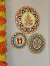 Handmade Wall Décor - Ganpati, Charan Paduka & Swastik