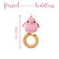 Happy Threads | Chirpy Bird Rattle – Handmade Eco-Friendly Baby Toy