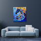 Horse abstract art