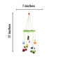 Happy Threads | Nursery Hanging Mobile – Handmade Crochet Traffic Set for Baby Room Décor - Hunar Hatti