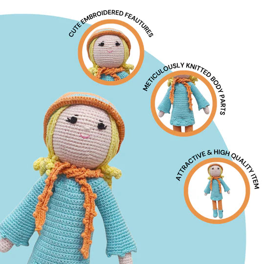 Happy Threads | Grace the Crochet Companion – Perfect Gift for Little Dreamers
