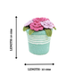 Happy Threads | Everlasting Crochet Rose Pot – Handmade Floral Décor for Elegant Spaces