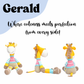 Happy Threads | Gerald the Giraffe – Premium Handcrafted Crochet Soft Toy | Bestselling Cozy Plush