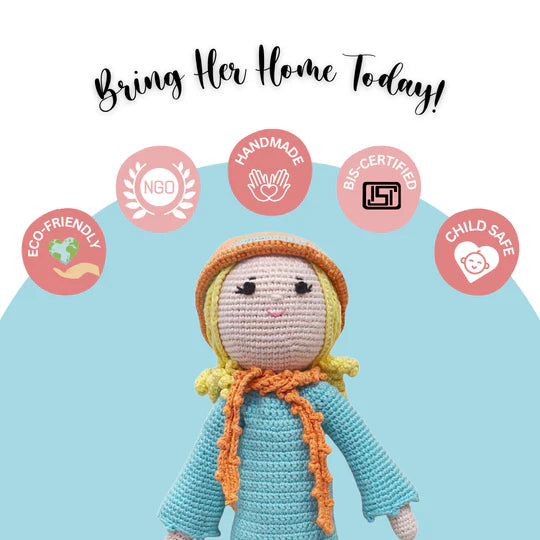 Happy Threads | Grace the Crochet Companion – Perfect Gift for Little Dreamers