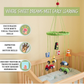 Happy Threads | Nursery Hanging Mobile – Handmade Crochet Traffic Set for Baby Room Décor - Hunar Hatti