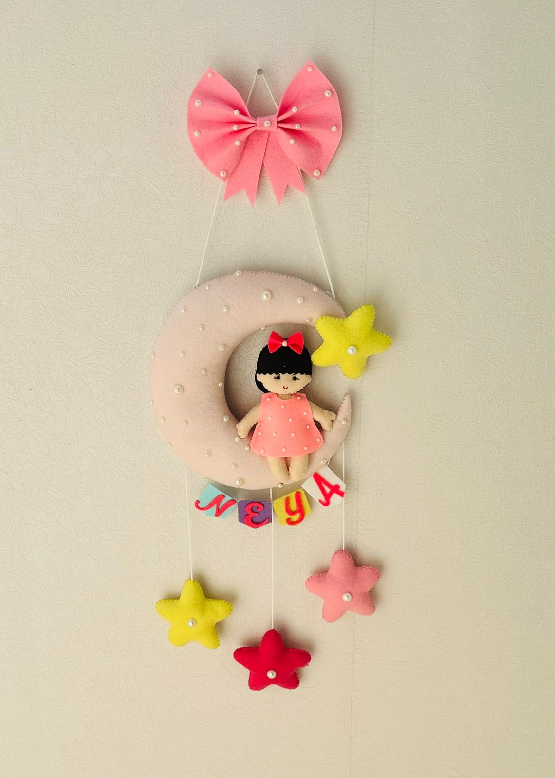 Kids hanging -Girl/Boy on Moon