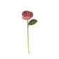Happy Threads| Button Roses, Eco-Friendly Handcrafted Single Stem Crocheted Flowers - Child-Safe, Lead-Free, Sustainable Decor & Gift Solution