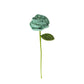 Happy Threads| Button Roses, Eco-Friendly Handcrafted Single Stem Crocheted Flowers - Child-Safe, Lead-Free, Sustainable Decor & Gift Solution