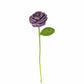 Happy Threads| Button Roses, Eco-Friendly Handcrafted Single Stem Crocheted Flowers - Child-Safe, Lead-Free, Sustainable Decor & Gift Solution