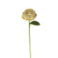 Happy Threads| Button Roses, Eco-Friendly Handcrafted Single Stem Crocheted Flowers - Child-Safe, Lead-Free, Sustainable Decor & Gift Solution