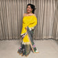 Hand painted sarees