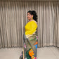 Hand painted sarees