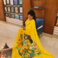 Hand painted sarees